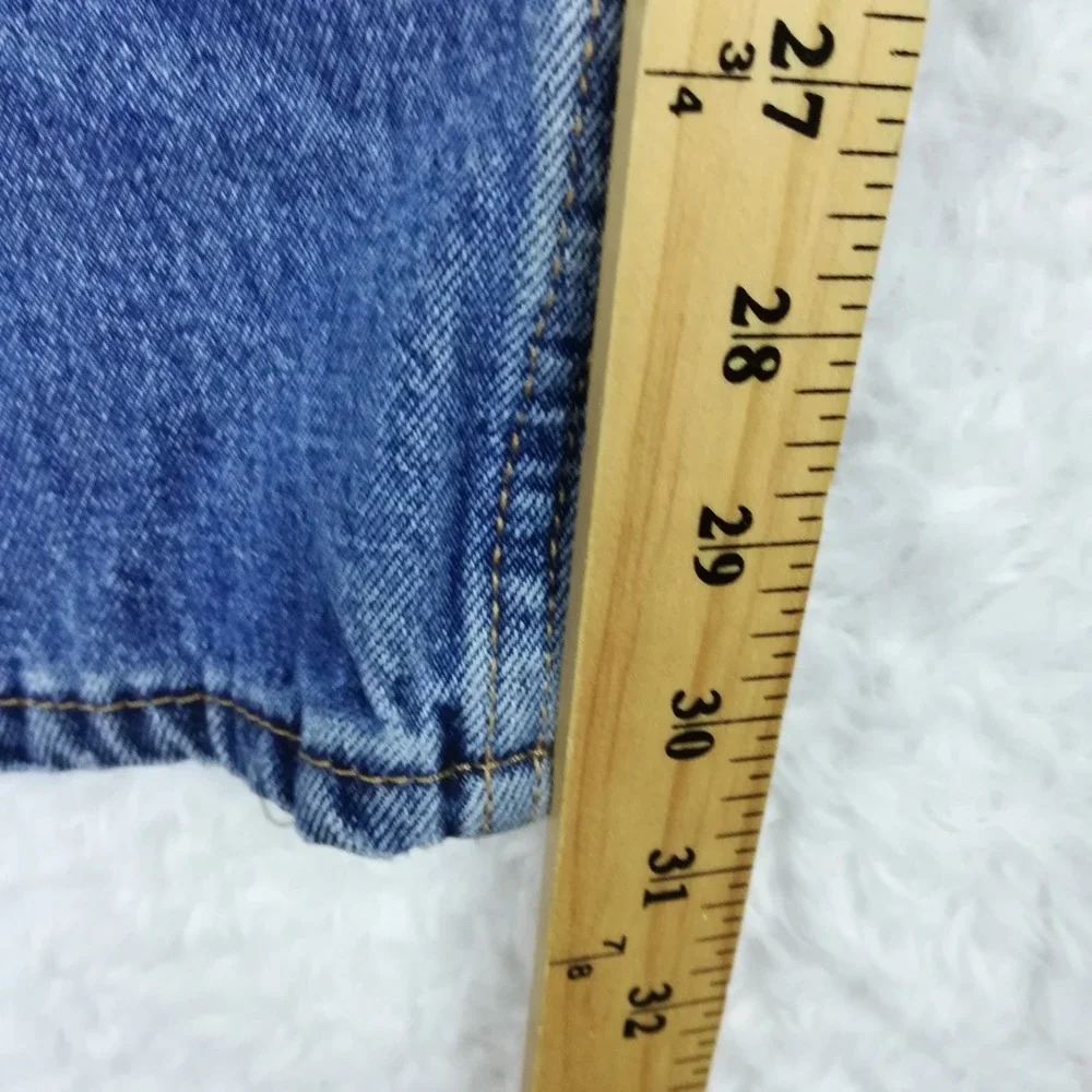 Levi's Mens Jeans 505 Straight Leg Blue Denim Medium Wash Regular Fit 35x32